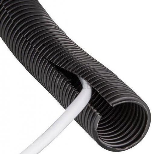 Chránička na kabel husí krk 54,5 mm s podélným řezem, PE