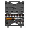 Momentový klíč NEO TOOLS 08-821, 5–25 Nm, 1/4", sada 21 ks