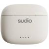 Sudio A1 Headset do uší (In Ear) Bluetooth® stereo bílá headset, Nabíjecí pouzdro, dotykové ovládání