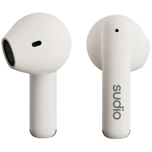 Sudio A1 Headset do uší (In Ear) Bluetooth® stereo bílá headset, Nabíjecí pouzdro, dotykové ovládání