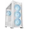 Asus TUF Gaming GT302 ARGB midi tower PC skříň bílá 4 předinstalované ventilátory, integrované osvětlení, prachový filtr, boční okno