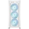 Asus TUF Gaming GT302 ARGB midi tower PC skříň bílá 4 předinstalované ventilátory, integrované osvětlení, prachový filtr, boční okno