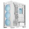 Asus TUF Gaming GT302 ARGB midi tower PC skříň bílá 4 předinstalované ventilátory, integrované osvětlení, prachový filtr, boční okno