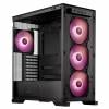 Asus TUF Gaming GT302 ARGB midi tower PC skříň černá 4 předinstalované ventilátory, integrované osvětlení, prachový filtr, boční okno