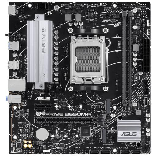 Asus PRIME B650M-R Základní deska Socket (PC) AMD AM5 Tvarový faktor Micro-ATX Čipová sada základní desky AMD® B650