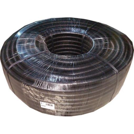 Chránička na kabel husí krk 25 mm, PE, 100 m, černá