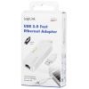 LogiLink UA0144B síťový adaptér 100 MBit/s USB 2.0, RJ45