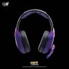 Lexip X TSUME Naruto Shippuden Headset 1 Headset uzavřená (Over Ear) kabelová, Bluetooth® stereo černá/lila headset, regulace hlasitosti, Vypnutí zvuku