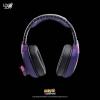 Lexip X TSUME Naruto Shippuden Headset 1 Headset uzavřená (Over Ear) kabelová, Bluetooth® stereo černá/lila headset, regulace hlasitosti, Vypnutí zvuku
