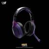 Lexip X TSUME Naruto Shippuden Headset 1 Headset uzavřená (Over Ear) kabelová, Bluetooth® stereo černá/lila headset, regulace hlasitosti, Vypnutí zvuku