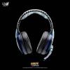 Lexip Naruto Shippuden Kakashi Kamui Headset uzavřená (Over Ear) kabelová, Bluetooth® stereo černá/modrá headset, regulace hlasitosti, Vypnutí zvuku mikrofonu