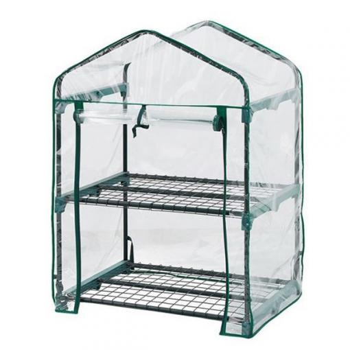 Skleník NEO TOOLS, 69 × 49 × 95 cm, PVC fólie, kovová konstrukce
