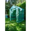 Skleník NEO TOOLS 143×143×195 cm, PVC fólie, kovová konstrukce