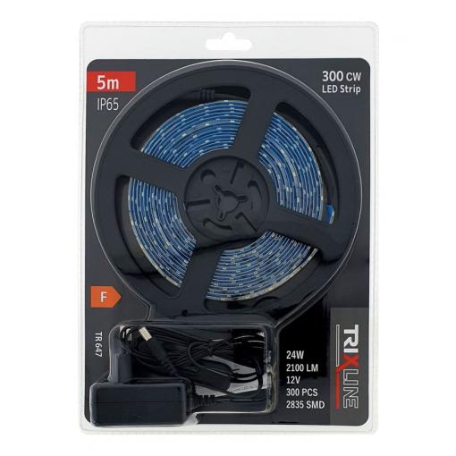 LED pásek TRIXLINE TR 647, 5 m, studená bílá, IP65, 12 V DC