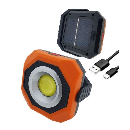 Solární USB-C nabíjecí pracovní svítidlo 5W COB TR-035R TRIXLINE