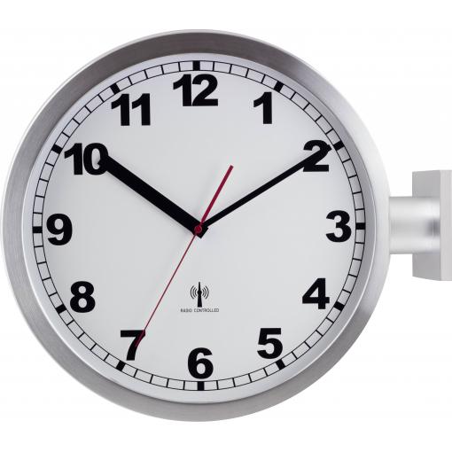 EUROTIME ET-51764-47 DCF nástěnné hodiny 40 cm , hliník