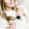 XCOAST JOLI XC PRO chytré hodinky 45 mm Topazová stříbrná