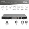 Digitus DN-95359 DN-95359 19 síťový switch 24 + 2 porty 10 / 100 / 1000 MBit/s funkce PoE