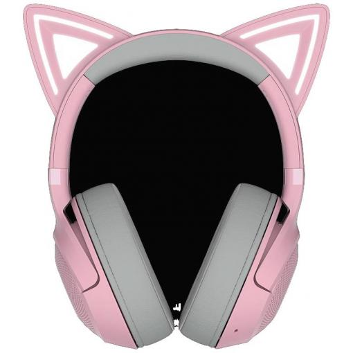 RAZER Kraken Kitty BT V2 sluchátka uzavřená (Over Ear) Bluetooth® stereo Quarz, růžová Gaming