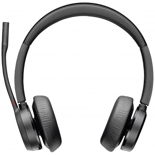 HP Poly Voyager 4320 USB-C Headset +BT700 Dongle Headset otevřená (On Ear) Bluetooth® stereo černá Potlačení hluku Počítače