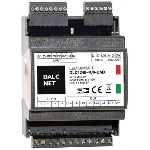 Dalcnet DLD1248-4CV-DMX Stmívač 4kanálový
