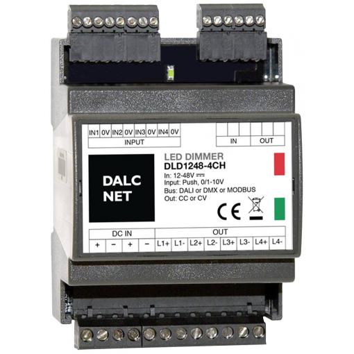 Dalcnet DLD1248-4CC-DMX Stmívač 4kanálový