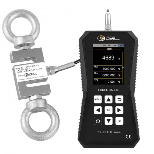PCE Instruments měřič síly 0 - 5000 N bez certifikátu