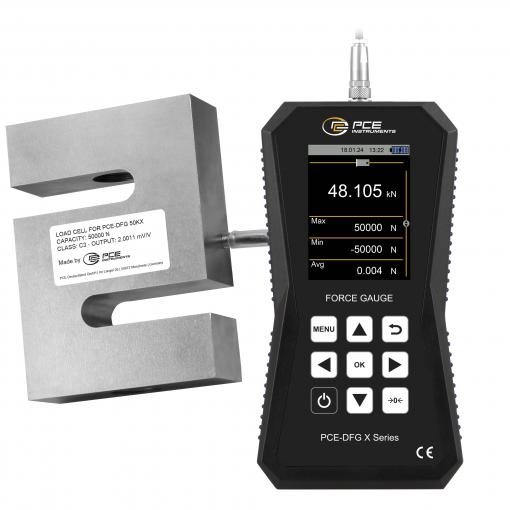 PCE Instruments PCE-DFG 50K X měřič síly 0 - 50000 N bez certifikátu