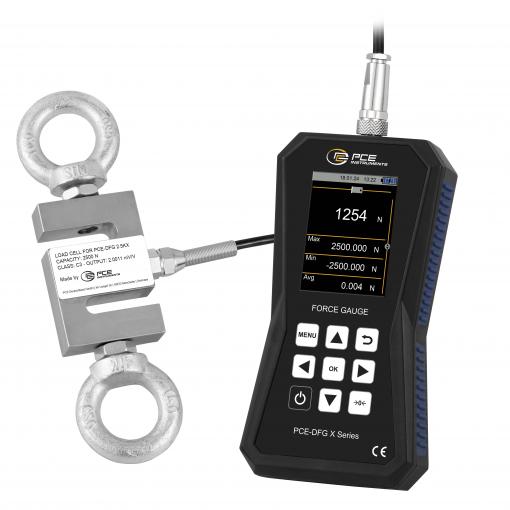 PCE Instruments měřič síly 0 - 2500 N bez certifikátu