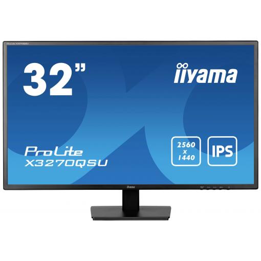 Iiyama ProLite X3270QSU-B1 LED monitor 80 cm (31.5 palec)2560 x 1440 Pixel, 16:9, 3 ms, IPS LED