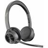 HP Poly Voyager 4320-M +BT700 Dongle Headset otevřená (On Ear) Bluetooth® stereo černá Potlačení hluku regulace hlasitosti, Vypnutí zvuku mikrofonu Počítače
