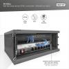 Digitus DN-38011 19 nástěnná rozváděcí skříň (š x v x h) 540 x 241 x 400 mm 4 U černá (RAL 9005), černá