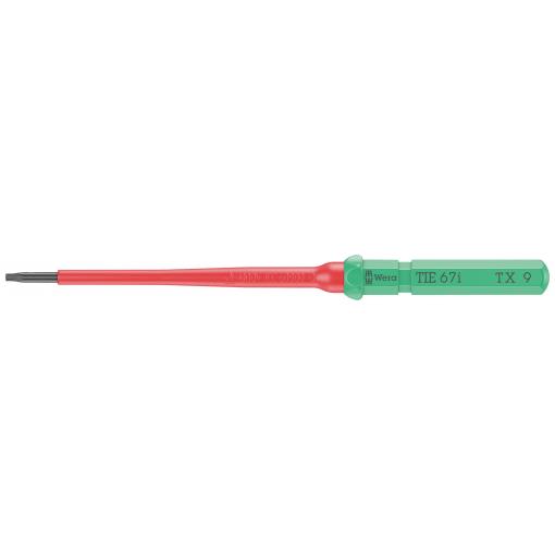 Wera Kraftform Kompakt VDE 67 i TX 9 x 157 mm TIE pro elektrotechniky TORX výměnné bity s rukojetí