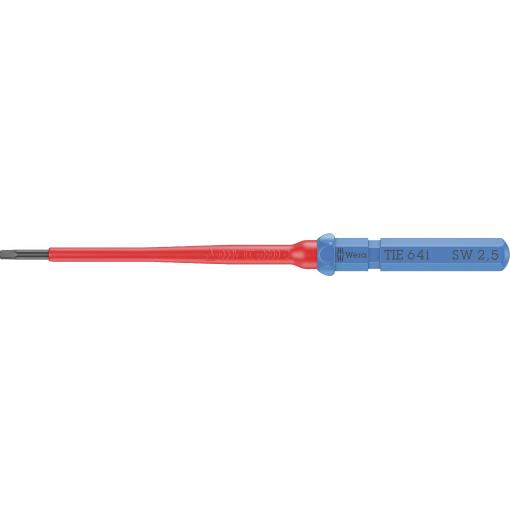 Wera Kraftform Kompakt VDE 64 i 2,5 x 157 mm TIE pro elektrotechniky inbus výměnné bity s rukojetí 2.5 mm