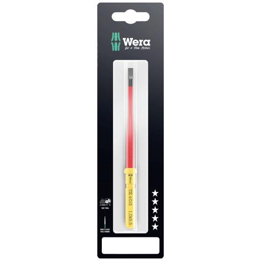 Wera Kraftform Kompakt VDE 60 iS 1,0x5,5x157 mm TIE SB pro elektrotechniky plochý výměnné bity s rukojetí 5.5 mm