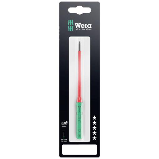 Wera Kraftform Kompakt VDE 67 i TX 10 x 157 mm TIE SB pro elektrotechniky TORX výměnné bity s rukojetí TX 10