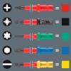 Wera Kraftform Kompakt VDE 64 i 6,0 x 157 mm TIE SB pro elektrotechniky inbus výměnné bity s rukojetí 6.0 mm