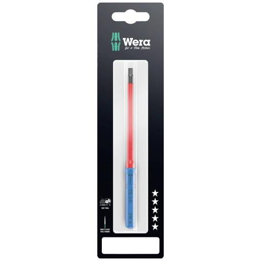 Wera Kraftform Kompakt VDE 64 i 4,0 x 157 mm TIE SB pro elektrotechniky inbus výměnné bity s rukojetí 4.0 mm