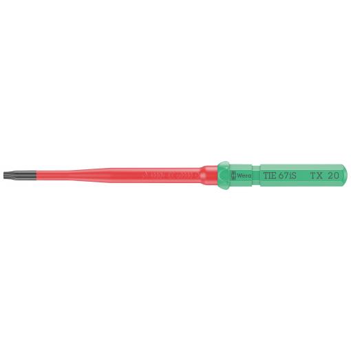 Wera Kraftform Kompakt VDE 67 iS TX 20 x 157 mm TIE pro elektrotechniky TORX výměnné bity s rukojetí TX 20