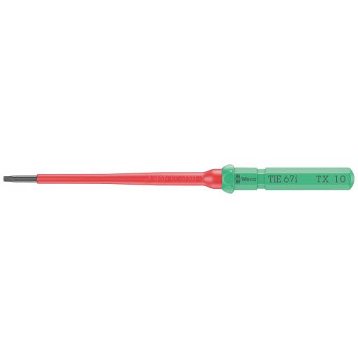 Wera Kraftform Kompakt VDE 67 i TX 10 x 157 mm TIE pro elektrotechniky TORX výměnné bity s rukojetí TX 10