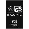 Wera Kraftform Kompakt VDE 65 iS PZ/S # 1 x 157 mm TIE pro elektrotechniky Plus/Minus výměnné bity s rukojetí 1 mm
