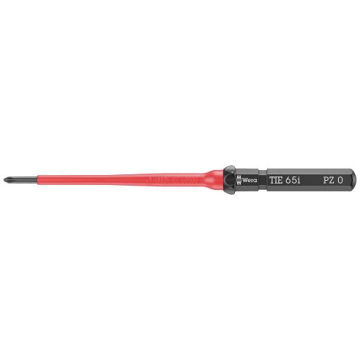 Wera Kraftform Kompakt VDE 65 i PZ 0 x 157 mm TIE pro elektrotechniky Pozidriv výměnné bity s rukojetí PZ 0