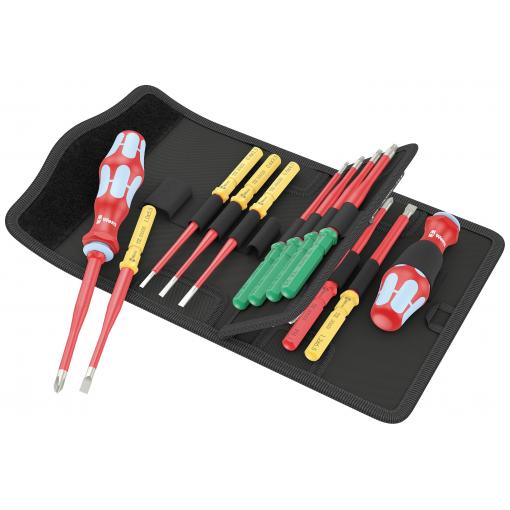 Wera Kraftform Kompakt VDE Stainless 17 extra slim 1 sada výměnných bitů, 05006631001