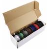 TRU COMPONENTS TC-12112372 lanko/ licna, 1.5 mm², černá, bílá, červená, modrá, hnědá, šedá, žlutozelená, 1 sada