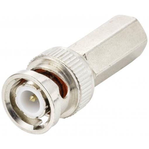 TRU COMPONENTS TC-9920712 BNC konektor zástrčka, rovná 75 Ω 1 ks