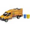 bruder Mercedes Benz Sprter Kommunale odpadový systém hotový model Model užitkového vozidla