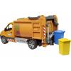 bruder Mercedes Benz Sprter Kommunale odpadový systém hotový model Model užitkového vozidla