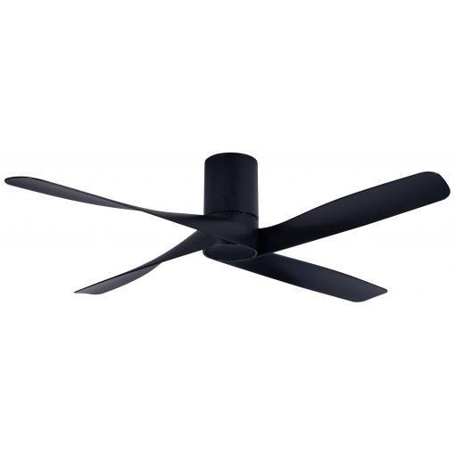 Lucci AIR Riviera stropní ventilátor 35 W (Ø x v) 132 cm x 28 cm černá s dálkovým ovládáním
