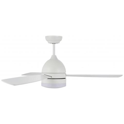Lucci AIR Vector stropní ventilátor 35 W (Ø x v) 130 cm x 10 cm bílá s dálkovým ovládáním