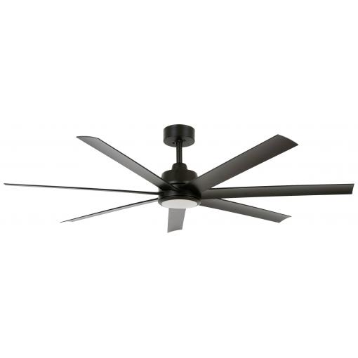 Lucci AIR Atlanta stropní ventilátor 52 W (Ø x v) 142 cm x 35 cm černá s dálkovým ovládáním